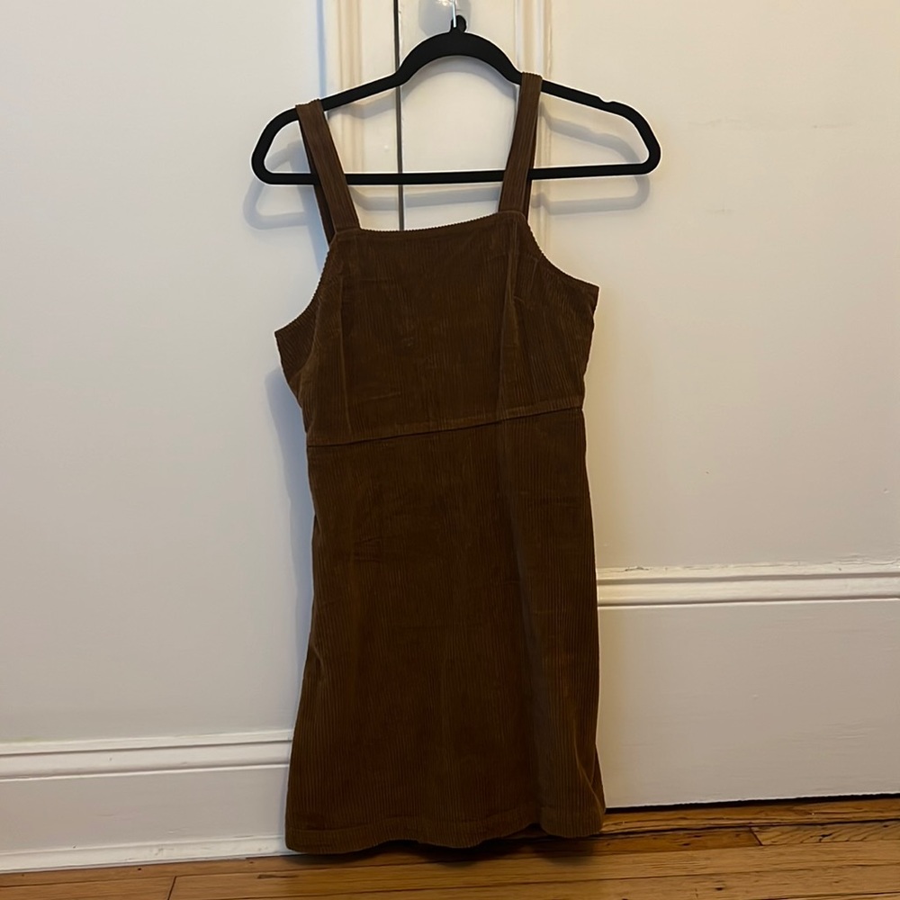 Brown corduroy dress